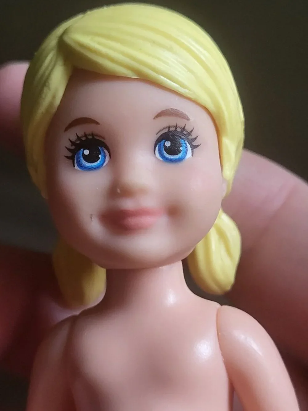 Mattel Kelly Doll 2021 Blond Hair Double Pony Tail Blue Eyes Barbie Sister 4